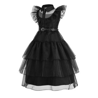 (พร้อมส่ง) ชุดเจ้าหญิงเด็ก Wednesday