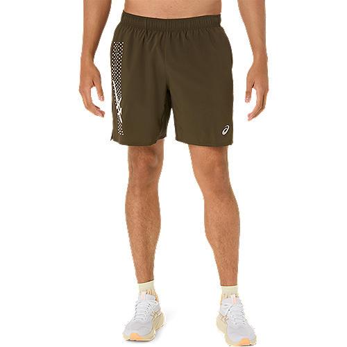 ASICS :  2011D238.201 ASICS ICON 7IN SHORT MEN กางเกงขาสั้นผู้ชาย ของแท้