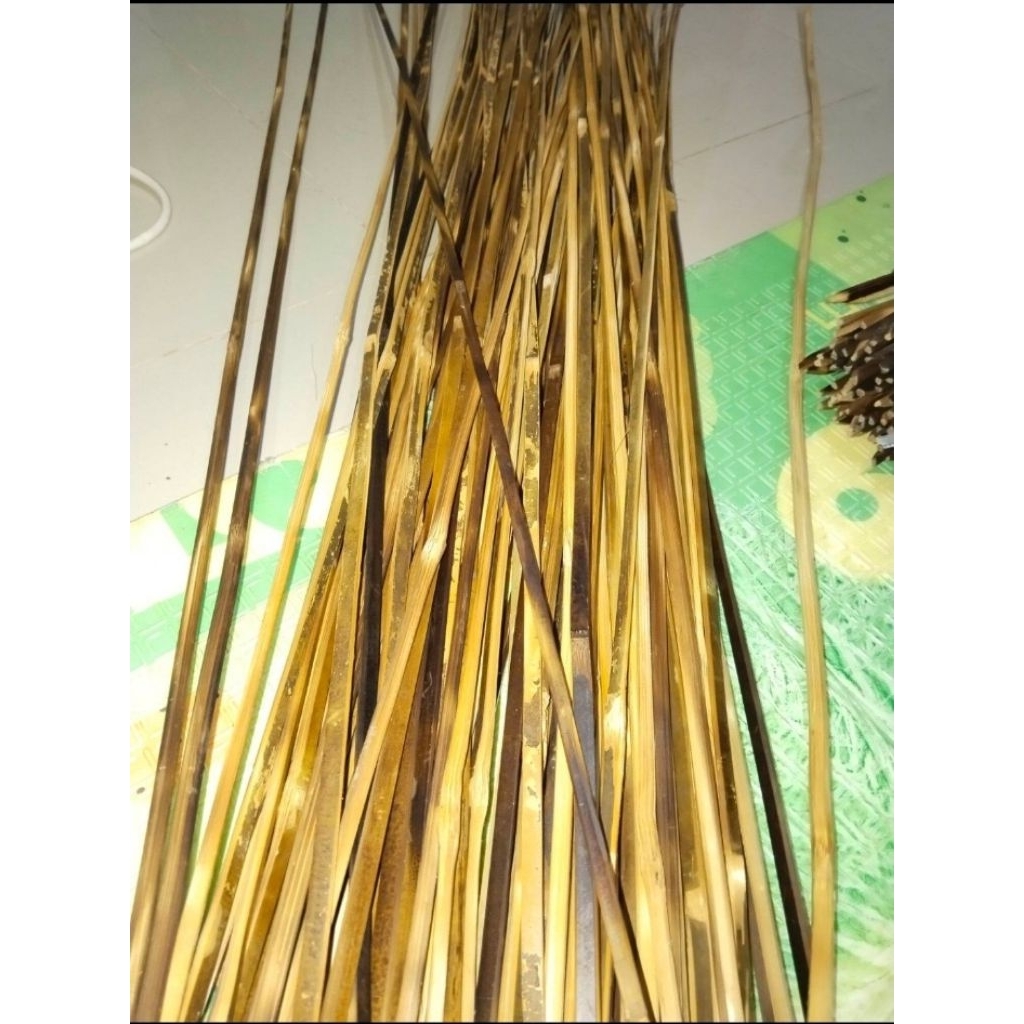 คันเบ็ดคันเปล่าคันไม้ไผ่ลมควันยาว120cm(10คัน)