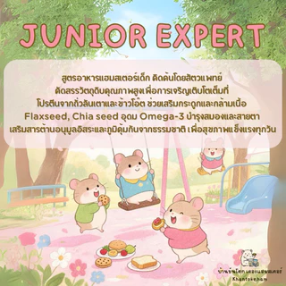 อาหารแฮมสเตอร์ อาหาร แฮมสเตอร์เด็ก 250g อายุ 0-6เดือน เน้นให้ตัวแน่นแข็งแรง ฉบับบ้านขันโตก อาหารผสม แฮมสเตอร์