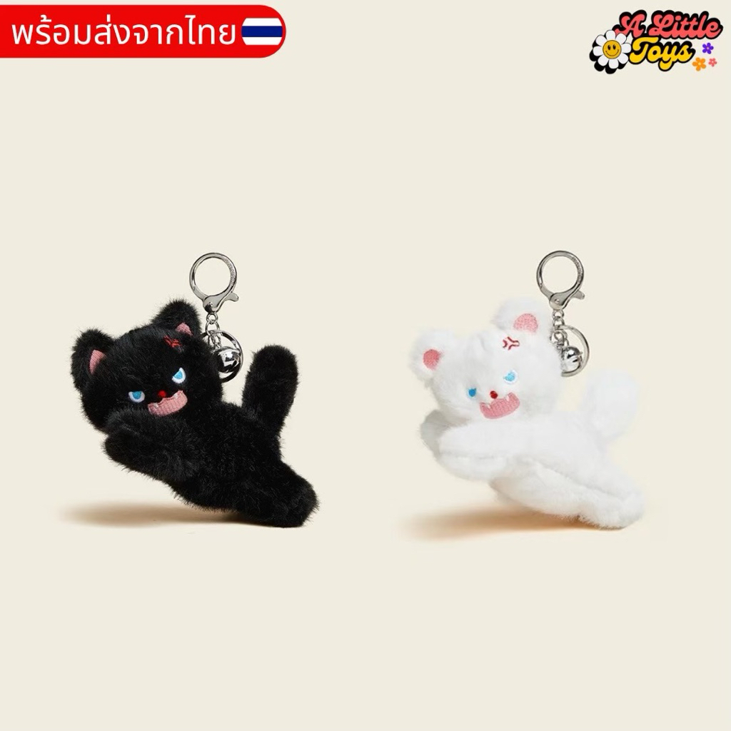 🇹🇭พร้อมส่งในไทย⭐️พวงกุญแจ แมวกระโดด แมว ตุ๊กตา ห้อยกระเป๋า จี้ห้อยกระเป๋า คุณภาพดี แท้100%