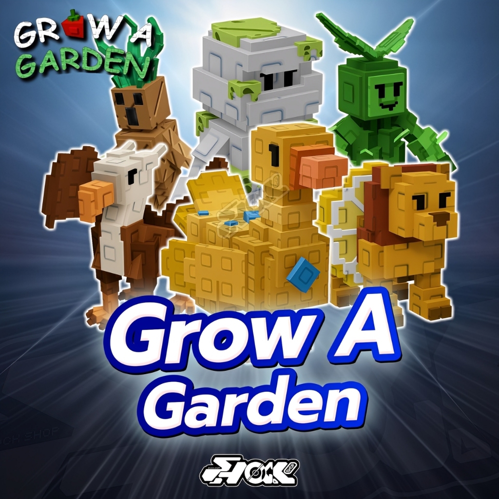 การ์ดเกม ไก่สัตว์เลี้ยง/รวมของต่างๆ  แมพ Grow a Garden การ์ดสวยภาพคมชัด