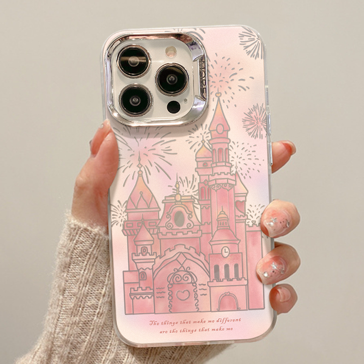 LBB Pattern เคสโทรศัพท์มือถือ For iPhone 11 12 13 14 15 Pro Max X XS 7 Plus เคส เคซิลิโคนุ่มสสีเงินเ