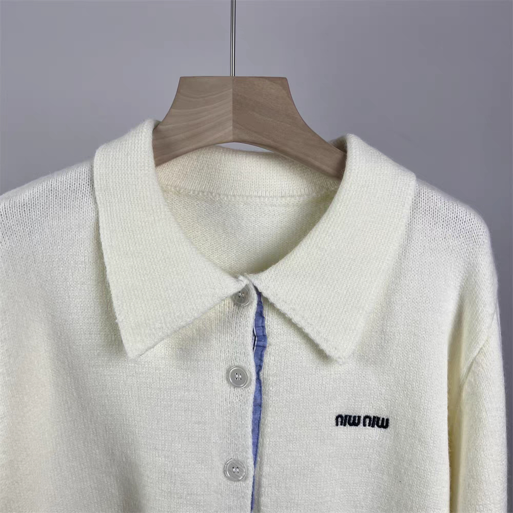 พร้อมส่ง 3สี ชุดเซ็ตไหมพรมกันหนาว เสื้อสเวเตอร์แขนยาวกับกระโปรงสั้นระบาย (S272) - รูปที่ 5