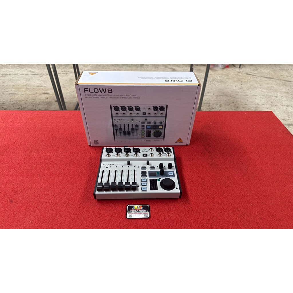 มิกเซอร์ดิจิตอล Flow 8 เชื่อมต่อผ่านมือถือ สินค้ารับประกัน 1 ปี(สินค้าจัดส่งในไท