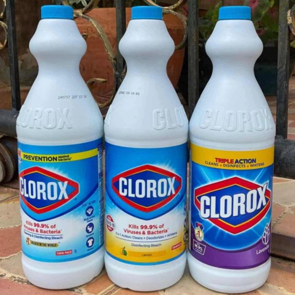 CLOROX Total cleaning & Disinfecting Bleach น้ำยาทำความสะอาดและฆ่าเชื้อโรค อเนกประสงค์ 3 in1 ขนาด 1 ลิตร (1000 ml.)