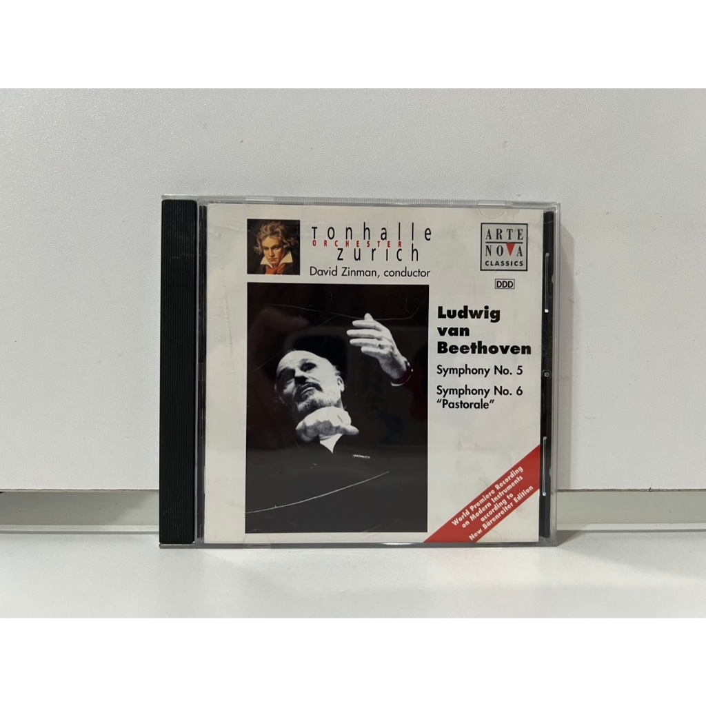 1 CD MUSIC ซีดีเพลงสากล Beethoven: SYMPHONIES No.5 & No.6 "PASTORALE" D. Zinmon & TONHALLE ORCHESTER