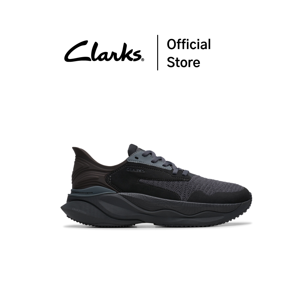 Clarks รุ่น CLARKS PACE สี BLACK รองเท้า SNEAKER (รองเท้าสนีกเกอร์) คุณภาพดี ใส่สบาย รองเท้าลำลอง รองเท้าเดินออกกำลังกาย