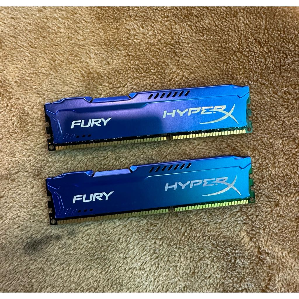 8GB (8GBx1) DDR3 1600MHz RAM (หน่วยความจำ) KINGSTON HyperX FURY (BLUE) (HX316C10F/8)