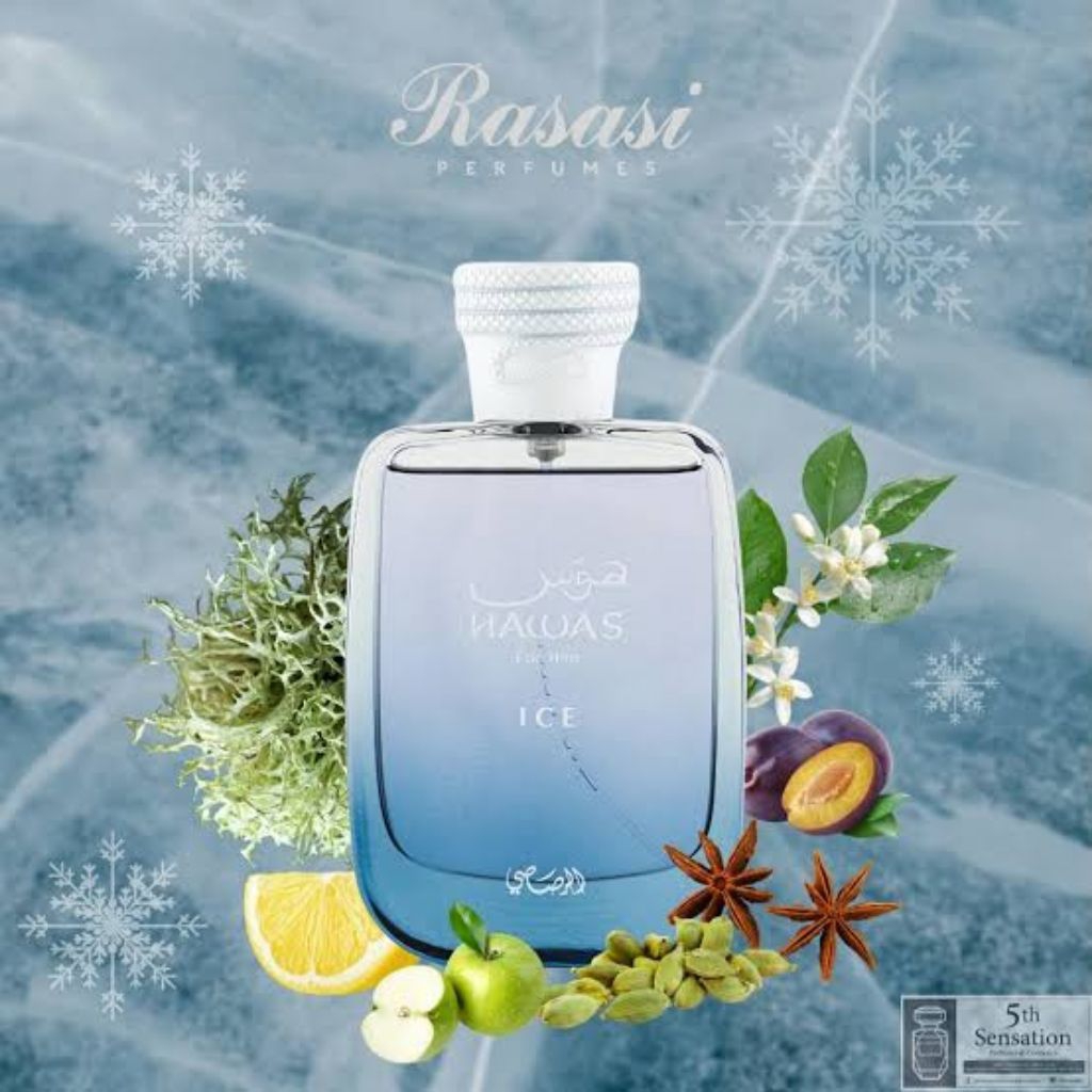 น้ำหอมอาหรับแท้ 100% กลิ่น Hawas Ice By Rasasi