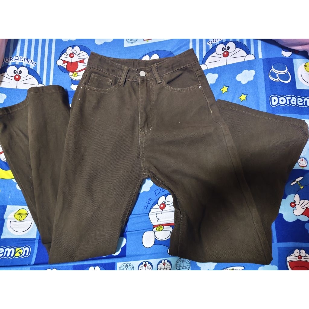 ส่งต่อ promthong กางเกงยีนส์ยาว39 PTJSH39 3303 สีน้ำตาลดำ size s