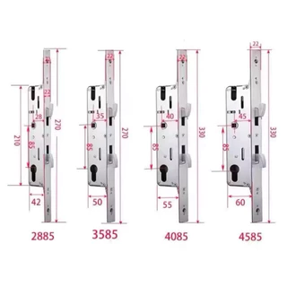 mortise 2885 3585 ตลับกุญแจระบบมอร์ทิสล็อครุ่น ตลับล็อค2885 ใช้กับDigital Door Lock เสื้อกุญแจ