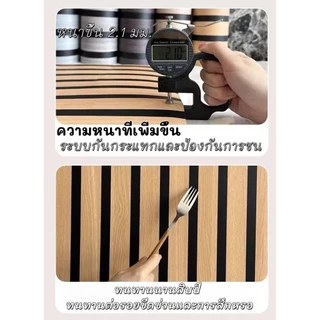วอลเปเปอร์ลายกริดแบบมีกาวในตัว ขนาด 60x500 ซม ลายไม้หรูหรา กันน้ำกันความชื้น ตกแต่งห้องนอนห้องรับแขกติดตั้งง่าย