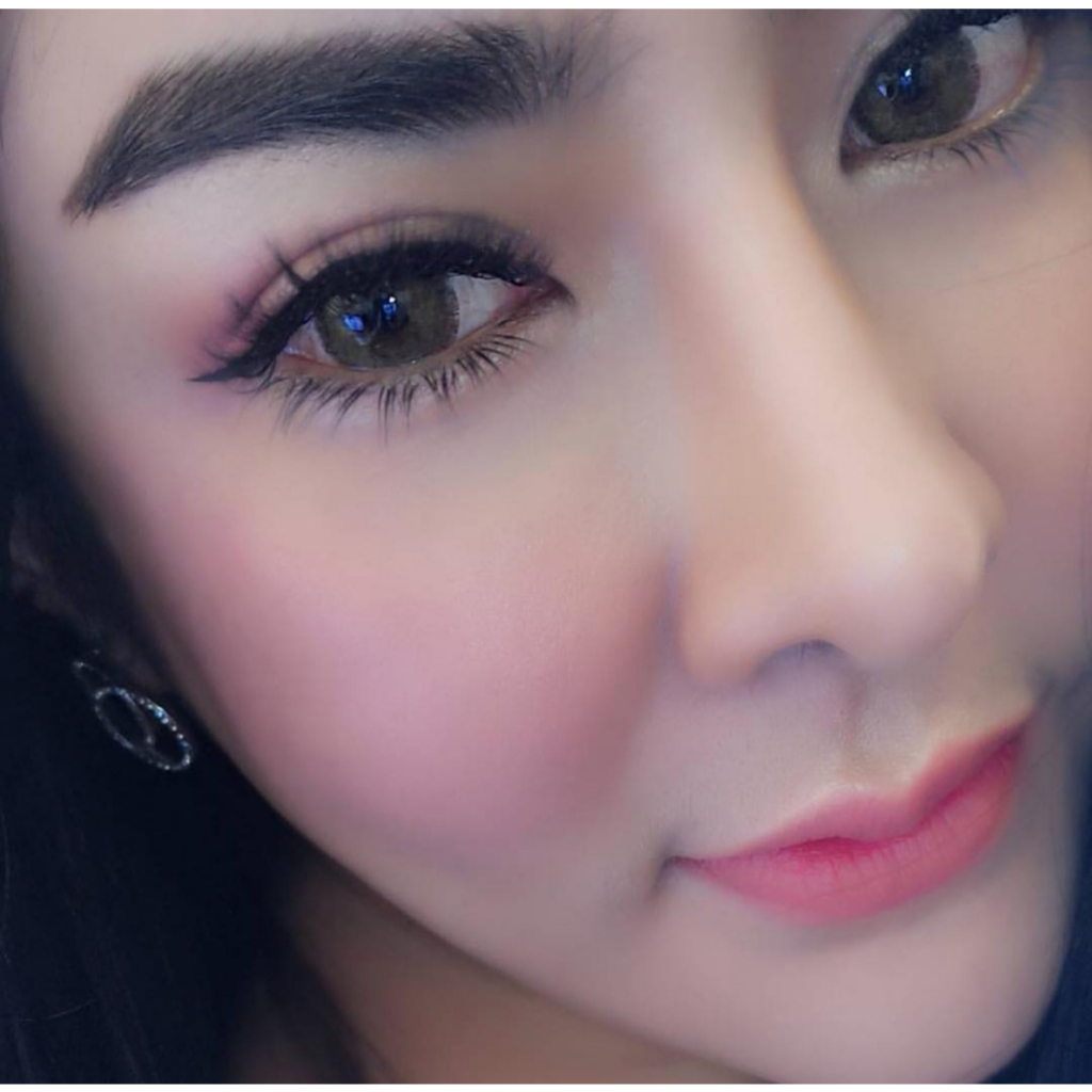 Nobluk Brown / Gray 14.5 [-50ถึง-1000] By Dreamcolor1 คอนแทคเลนส์