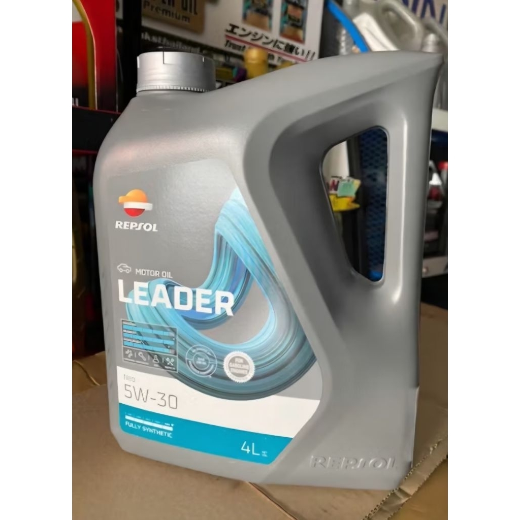 น้ำมันเครื่อง Repsol Leader 5w30 สังเคราะห์แท้ 100% พร้อมส่ง