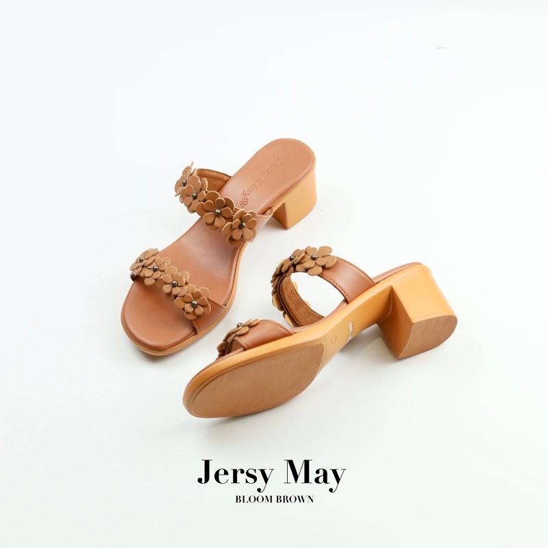 Stario Shoes ~BLOOM รองเท้าส้นพียูผู้หญิงซับในนุ่มเท้า ส้นสูง 2 นิ้ว รุ่นใหม่ ใส่สบายเท้า รองเท้าสุขภาพแบรนด์แท้