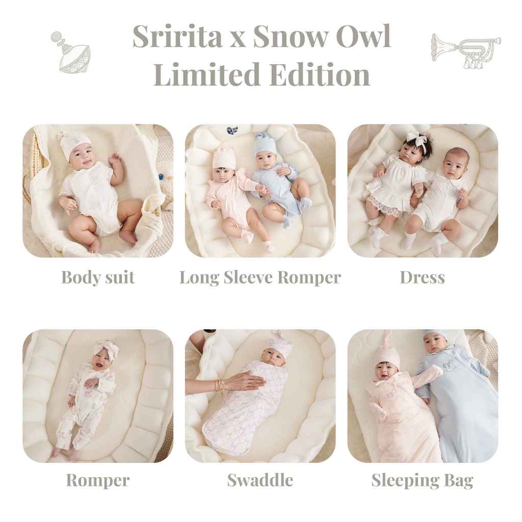 SNOW OWLxSririta ถุงนอนเด็ก 2 Way Zip Sleeveless Sleeping Bag (0-12m) ราคา ถูกที่สุด ดีลบีเคเค แกลเลอรีภาพที่ 6