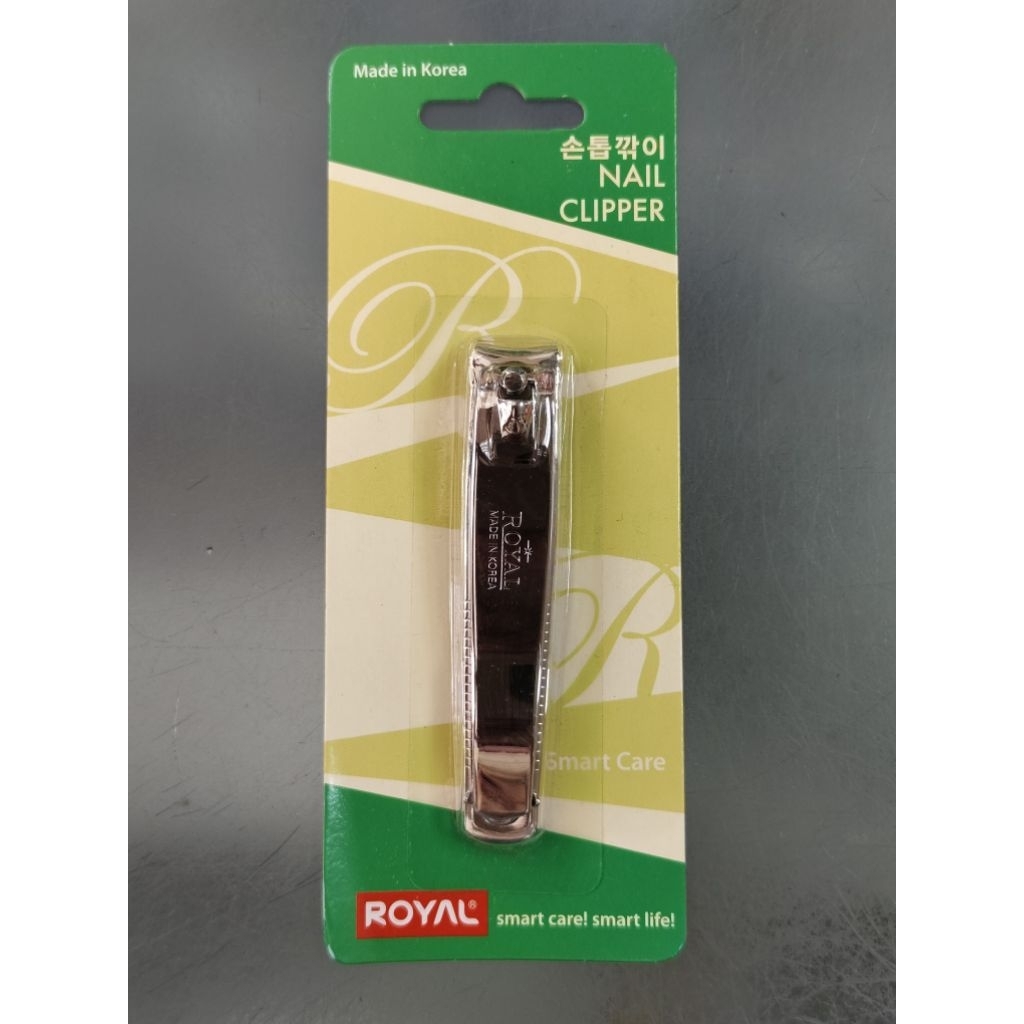 ROYAL กรรไกรตัดเล็บ ใหญ่ #LM-77B แผงเขียว นำเข้าจากเกาหลี