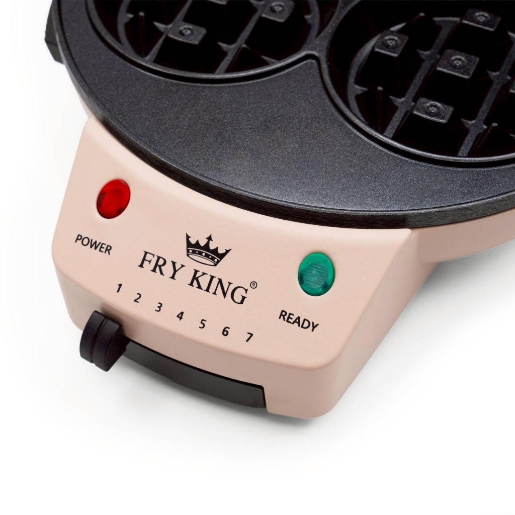 FRY KING รุ่น FR-WS03 เครื่องทำวาฟเฟิลไฟฟ้า 950W เปลี่ยนถาดได้ 2 แบบ (วงกลม / 3 หลุม) เคลือบ Non-stick ใช้งานง่าย - รูปที่ 7