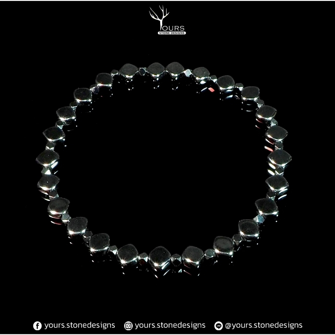 สร้อยข้อมือ " เฮมาไทต์ Hematite " มีหลายดีไซน์ กำไลหินนำโชค เสริมโชค