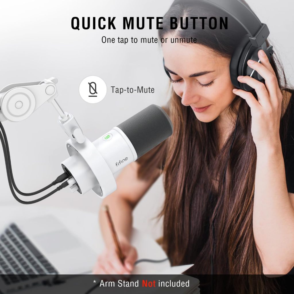 [กรุงเทพฯส่งด่วน] FIFINE K688 ไมค์ Dynamic USB/XLR เสียงแน่น คมชัด สำหรับสตรีม พอดแคสต์ เกมเมอร์ - รูปที่ 3