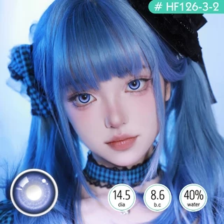 【จัดส่งจากประเทศไทย】COCOLA คอนแทคเลนส์ ‌Golden yellow / Blue คอนแทคเลนส์ 6M 14.5mm👁️COCOLA HF126-3