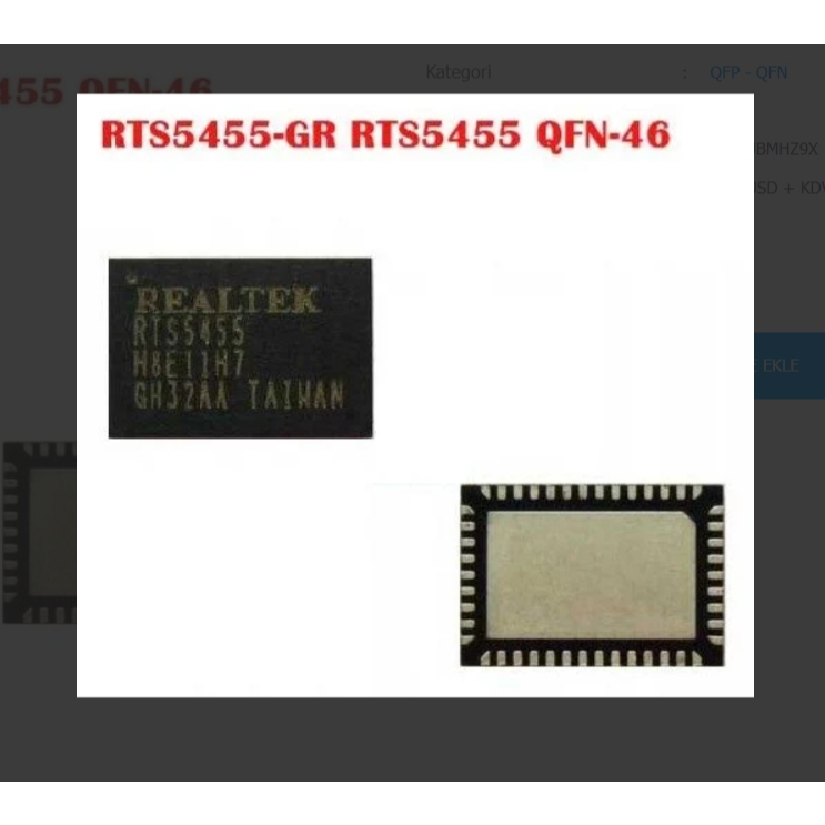 สินค้าใหม่ RTS5455-GR RTS5455QFN-46  NCP81172MNTXG NCP 81172 MNTXG 24pin QFN Power IC Chipset