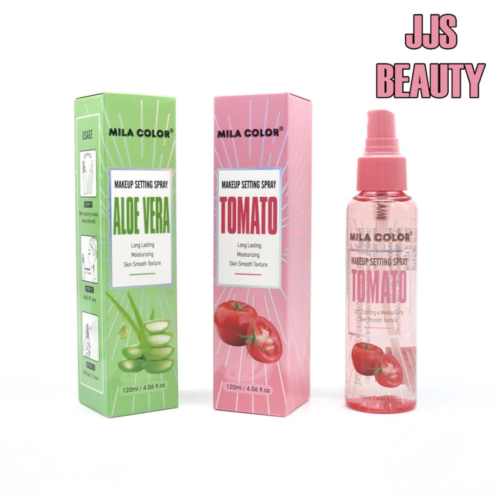Mila Color Makeup Setting Spray สเปรย์ล็อกเมคอัพ ลดผิวอักเสบ ช่วยให้ผิวชุ่มชื้น
