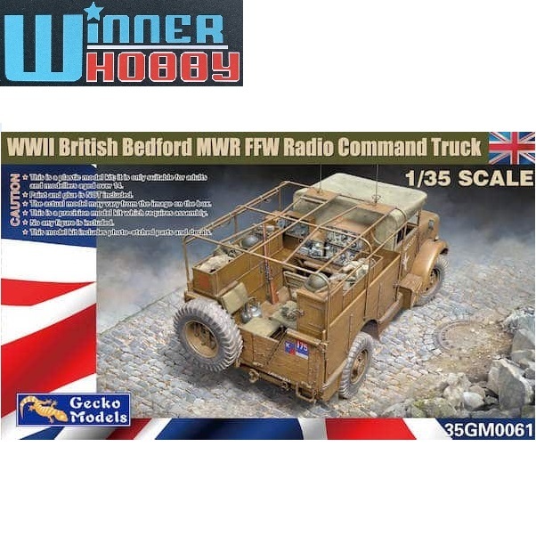 Gecko Models 35GM0061 Bedford MWR FFW Radio Command Truck 1/35