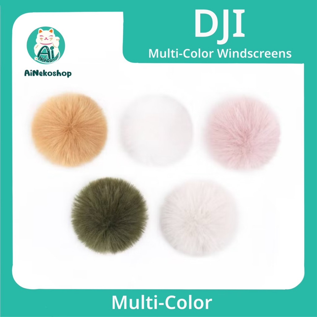 DJI Mic 3 Multi-Color Windscreens (ใช้ได้เฉพาะ รุ่น Mic 3)