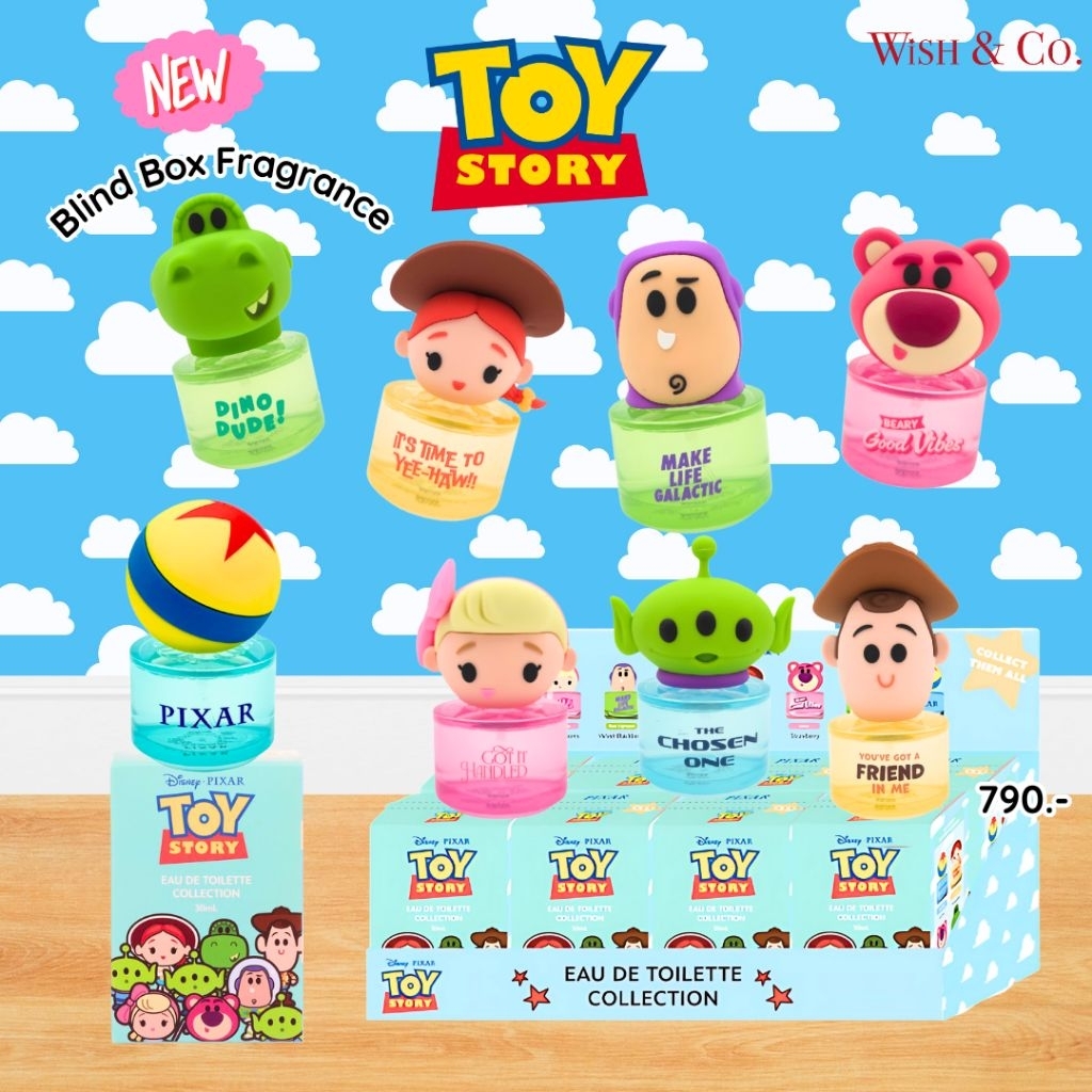 NEW !!! Pixar Toy Story Blind Box น้ำหอมกล่องสุ่มทอยสตอรี่