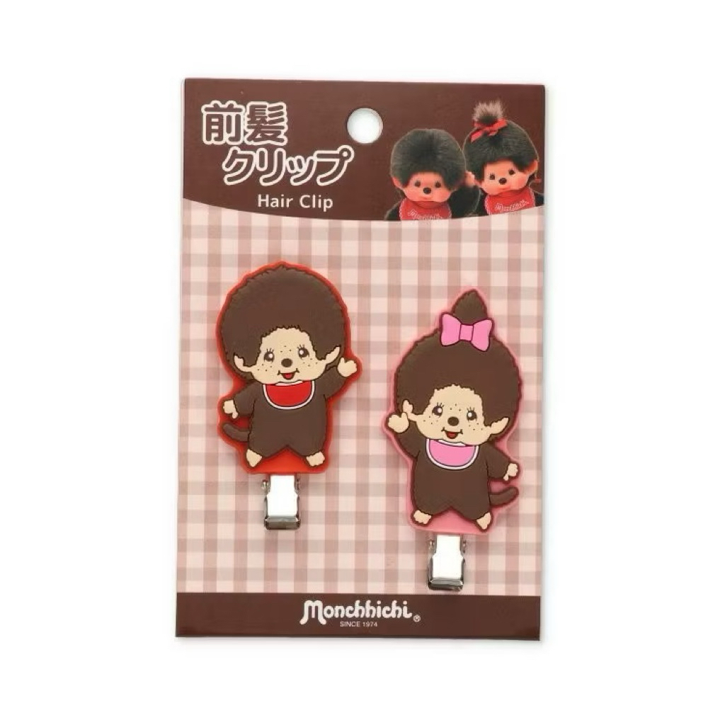 พร้อมส่ง !!! 🇯🇵 กิ๊บติดผม [Monchhichi] (เต็มตัวยาง) นำเข้าจากญี่ปุ่น [วัสดุ] ยาง, เหล็ก