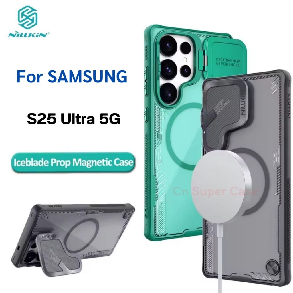 Nillkin เคส Samsung S25 Ultra รุ่น Lceblade Prop Case เคสกันกระแทก ขอบยาง TPU รองรับการชาร์จแม่เหล็ก