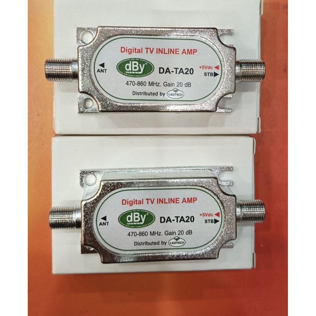 อุปกรณ์เพิ่มสัญญาณเสาทีวีดิจิตอลGain20DB