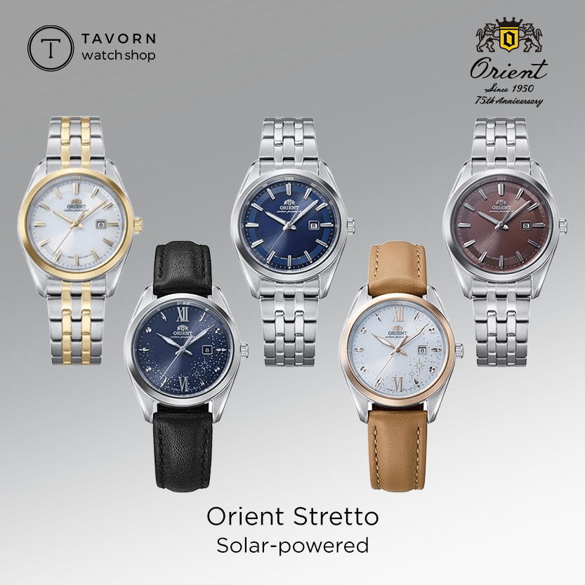 นาฬิกาผู้หญิง Orient Stretto  Solar-powered 32.1MM