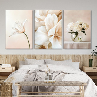 WF-ภาพแต่งบ้านกรอบลอย ภาพพิมพ์แคนวาสขึงเฟรมไม้