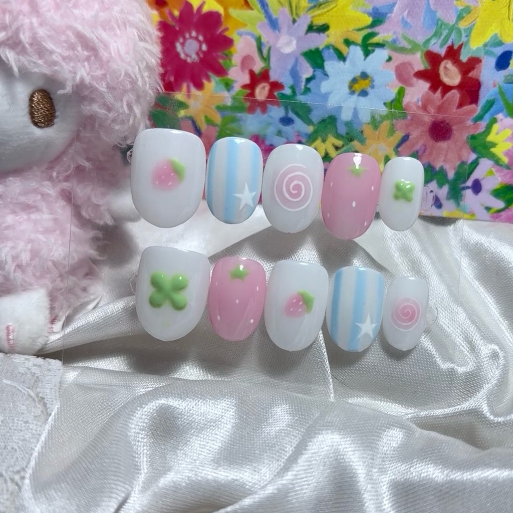 💗🍀lucky u เล็บเจลแท้!!! (P01)