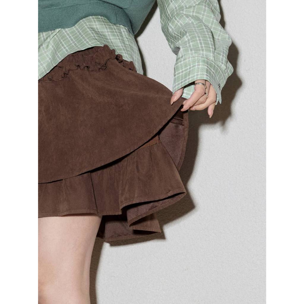[พร้อมส่ง/Preorder] KUOSE : Layered Mini Skirt