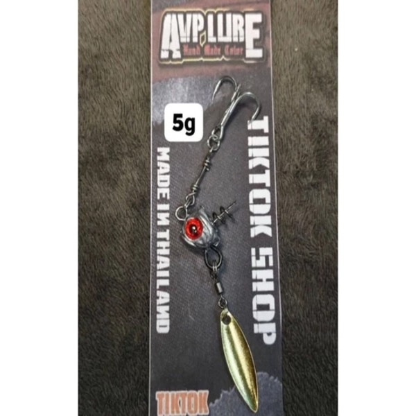 TBK 5-7-10g หัวจิ๊กตกปลา แบบเกลียวไม่ต้องใส่กาว - รูปที่ 5