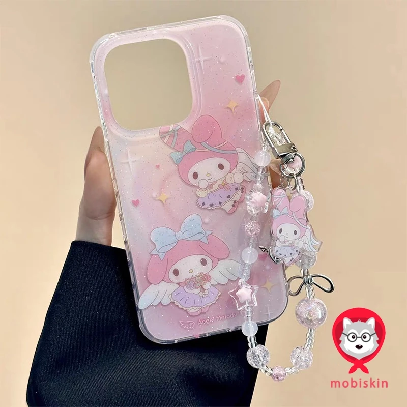 เคสไอโฟน 17 16 15 13 สำหรับ iPhone 11 13 15 Pro Max 12 14 Pro Max XR X XS Max 7 8 15 14 Plus ปกทำนองที่น่ารักน่ารัก