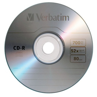 CD-R VERBATIM (เเพ็ค 50แผ่น) แผ่นสีทอง/สีเงินเสียงเกรด A