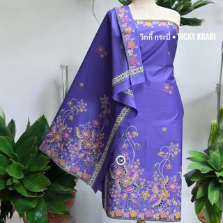 ผ้าปาเต๊ะอินโด ลายเชิงดอกไม้ พาสเทล 13 สี พรีเมียม Cotton 10…