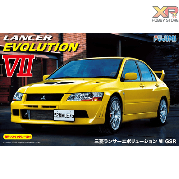 [Fujimi Mokei] 1/24 : Mitsubishi Lancer Evolution VII GSR w/Window Frame Masking (ID-179)