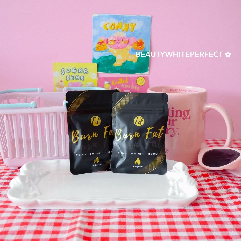 1แถม1 (ตะกร้า1.1) 🍯 Fd Burn Fat & Dt Detox Plus เอฟดีซองดำ คุมหิว ดื้อยา ลดยาก