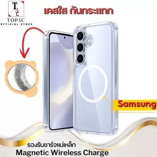 เคส ใส case แม่เหล็ก for Samsung ซัมซุง A06 A26 A36 A56 5G S 21 22 23 24 25 plus ultra zflip zfold