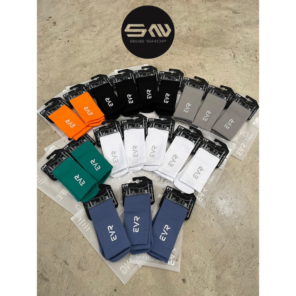 EVR Sport Socks รุ่น 0901 ถุงเท้าสำหรับปั่นจักรยาน และออกกำลังกาย