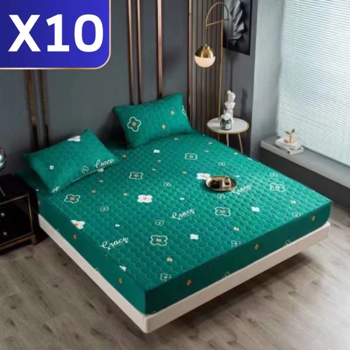 Dbedding ชุดผ้าปูที่นอน 6 ฟุต/5 ฟุต/3.5 ฟุต รุ่นผ้าคอตตอนซาติน thumbnail 8