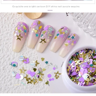 กลิสเตอร์เลื่อมใสแวววาว ตกแต่งเล็บ เครื่องประดับ diy ต่างๆ สีสวยสีสันสดใส
