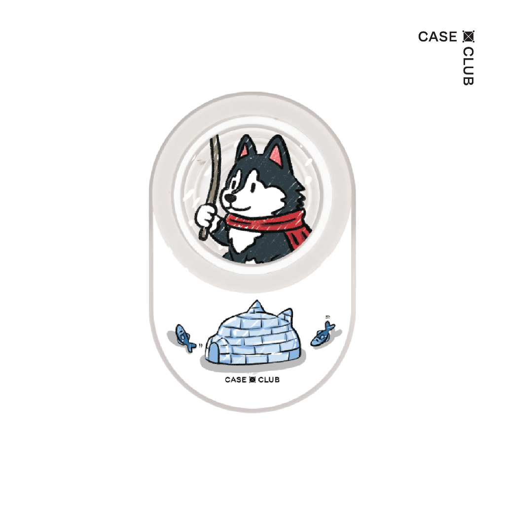 CaseClub Griptok กิฟต๊อก ลาย Husky Eskimo
