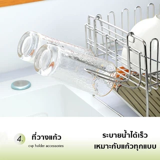 การอัพเกรดหลัก 6 แบบ ชั้นวางจานในห้องครัว ชั้นวางชาม ชั้นวางตะเกียบ ชั้นวางมีด ชั้นวางเขียง ชั้นวางแก้ว ของใช้ในครัว